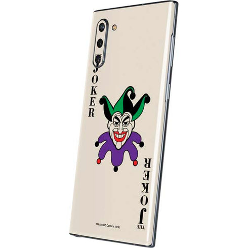 DC Comics The Joker Calling Card Galaxy Note 10 Skin